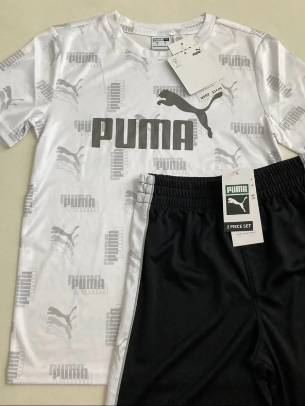 Puma short sleeve little boy active shoots set 4065 - Picture 3 of 6
